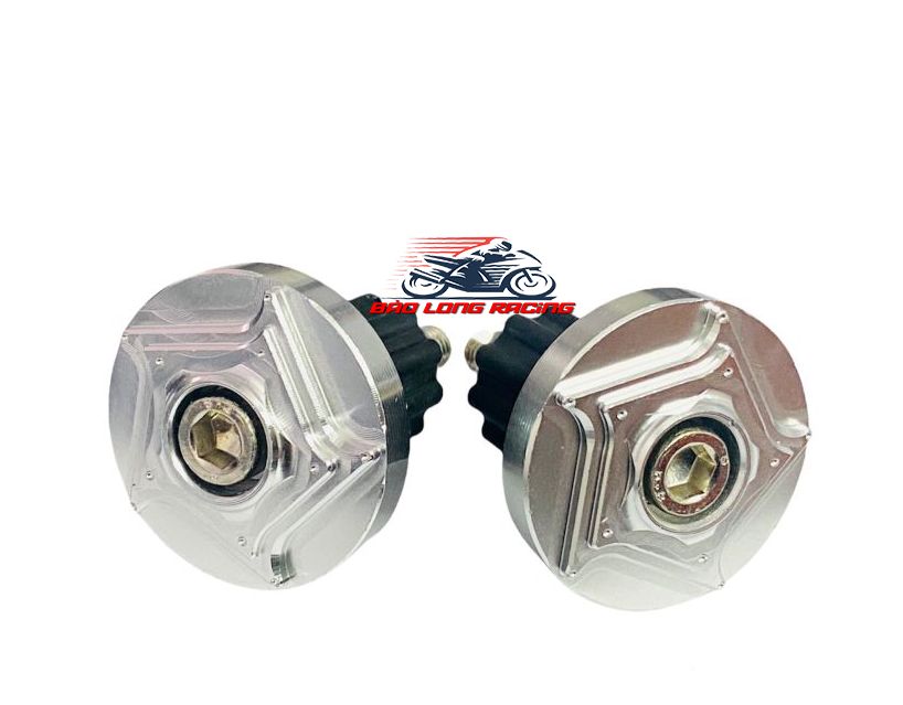 Gù tay lái Titan Gr5 màu Bạc gắn xe máy Sirius,Wave,Exciter,Sonic,Raider,Satria....