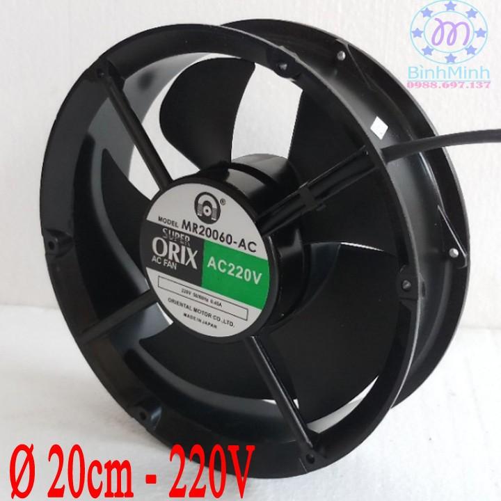 Quạt thông hút gió orix ø 20cm - quạt tản nhiệt