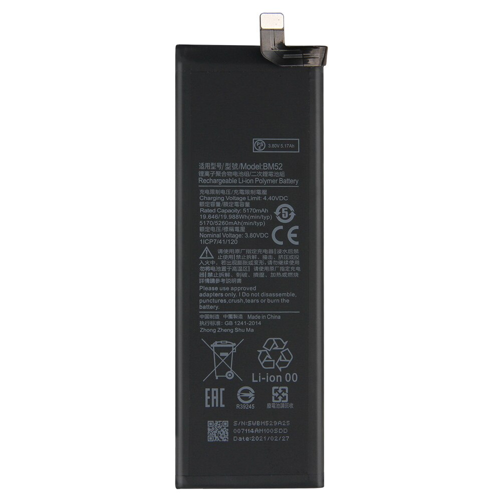 Thay pin mi note 10 pro, mi note 10 lite, mi note 10, mi cc9 pro 5170mah