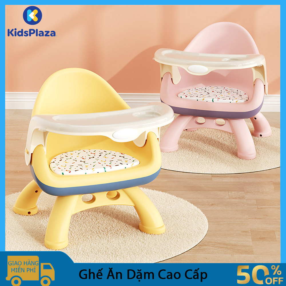 Ghế ăn dặm hình gấu đa năng dành cho bé kết hợp làm bàn ăn dặm và ghế ngồi