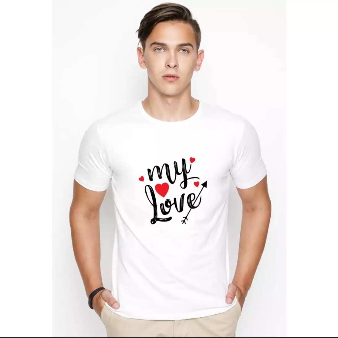 [HCM]Áo thun nam Hàn Quốc in hình My Love độc đẹp vải dày mịn mát