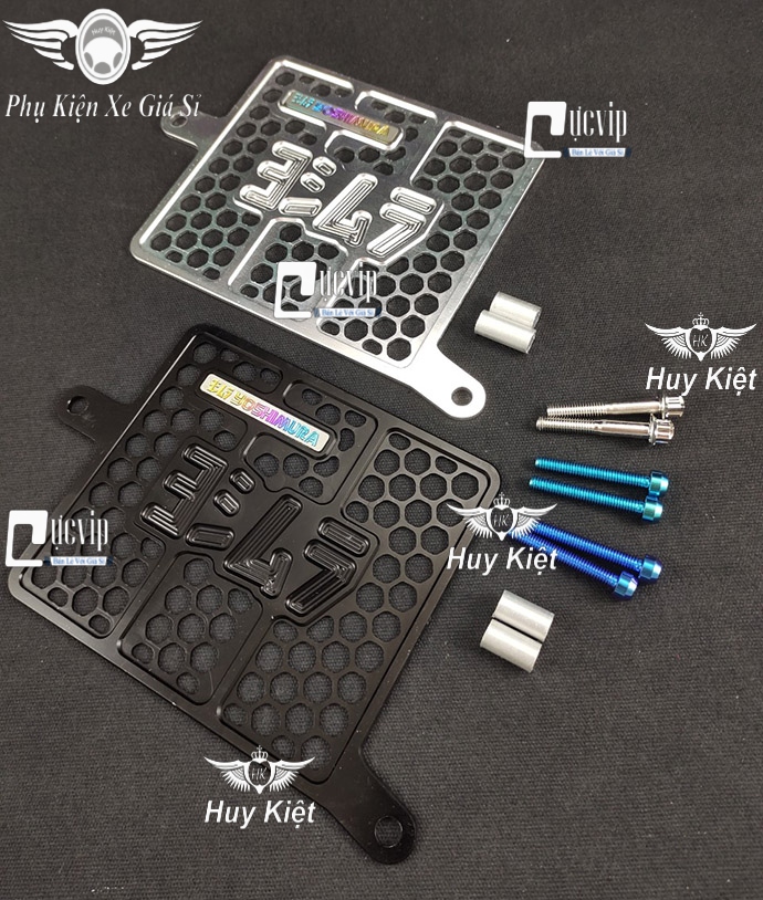 Che két nước nhôm tem titan + 2 ốc titan gr5, salaya vario 2022 - 2023, airblade 160cc, airblade ab 2023, sh 2020 - 2023 ms5452