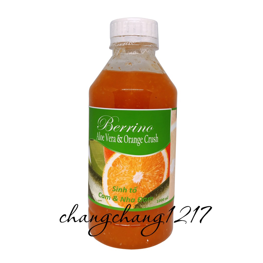 Sinh Tố Berrino Cam Nha Đam Chai 1 Lít