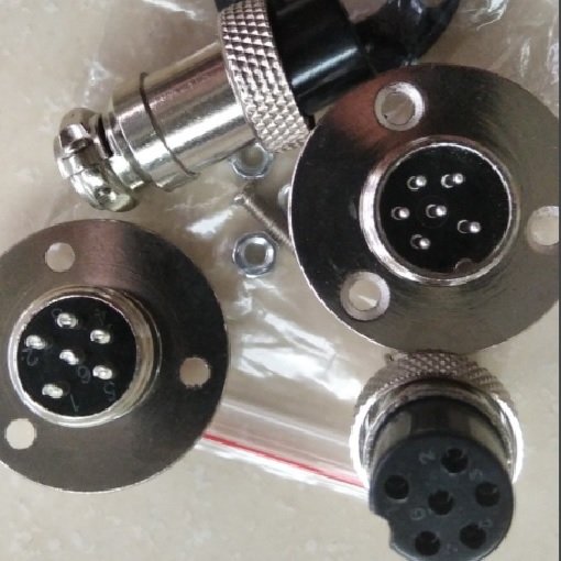 Bộ giắc cắm đực cái m16 6 chân