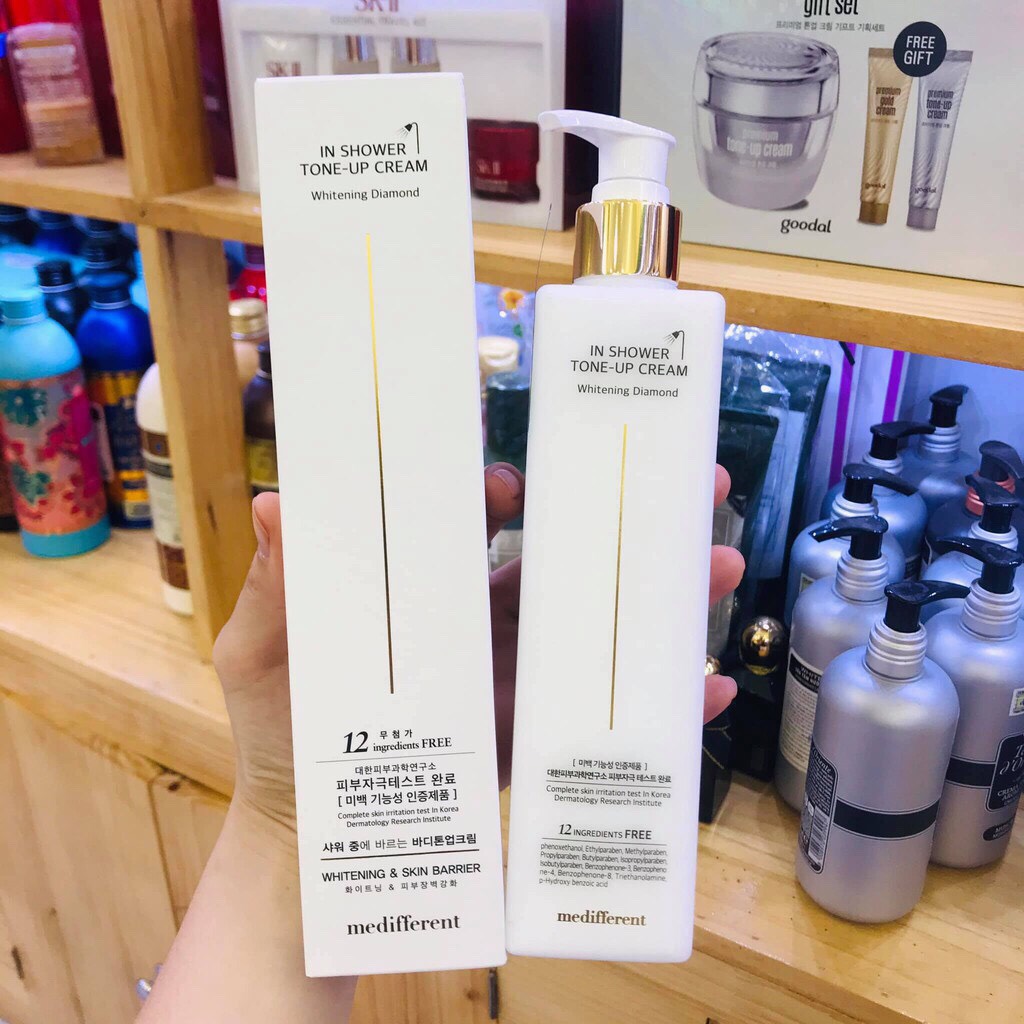 Sữa Tắm Truyền Trắng Medifferent In Shower Tone Up Cream HÀN QUỐC