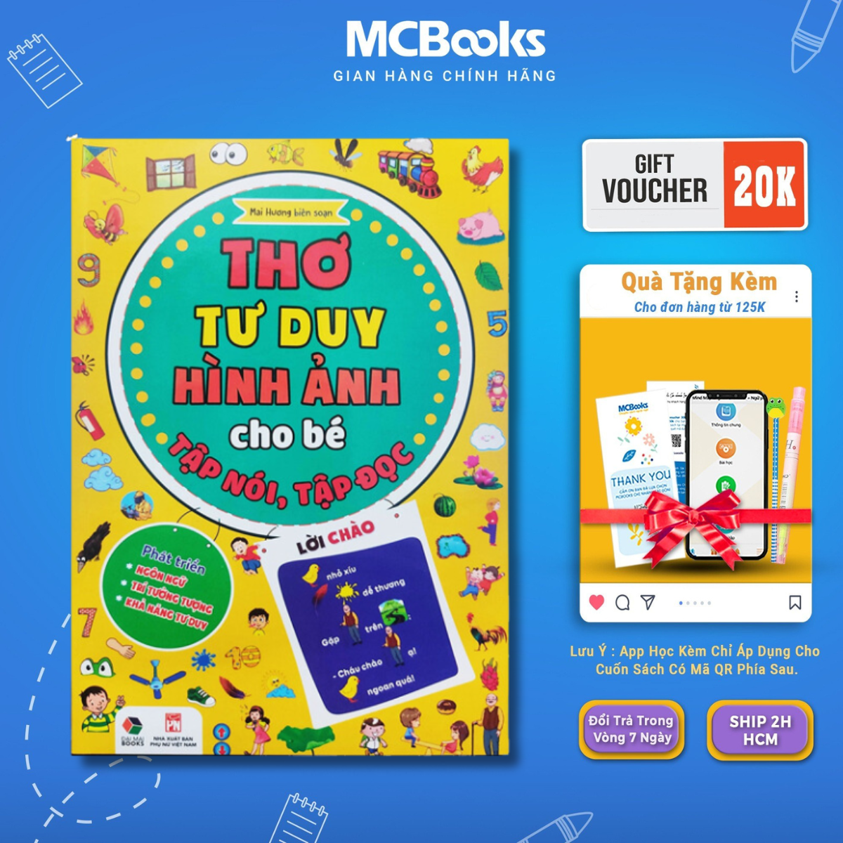 Sách - thơ tư duy hình ảnh cho bé tập nói tập đọc - mcbooks