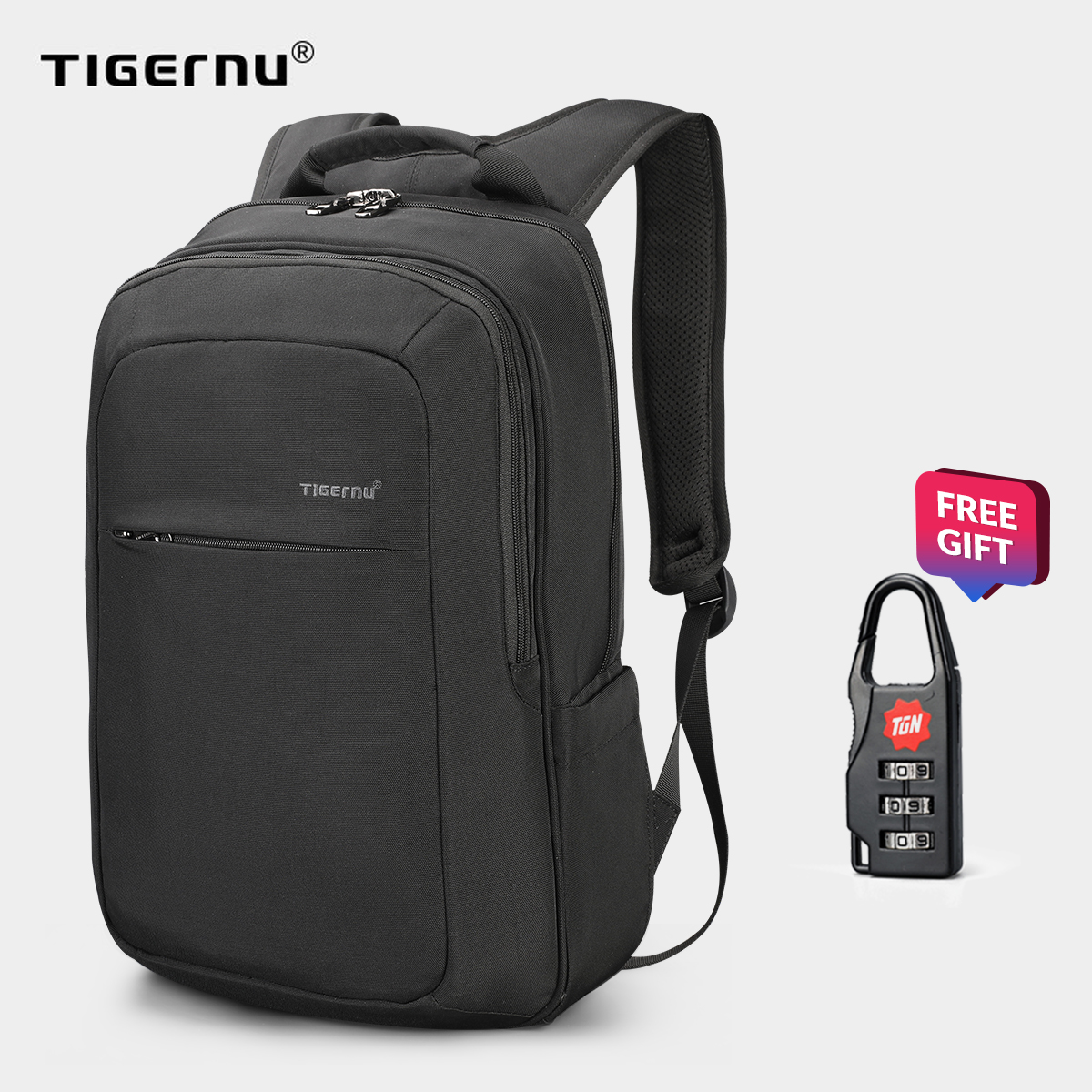 Tigernu 3090B Anti Theft Laptop Backpack Waterproof Bagpack Lightweight Women Backpacks School Bags For men Travel Backpacks Female