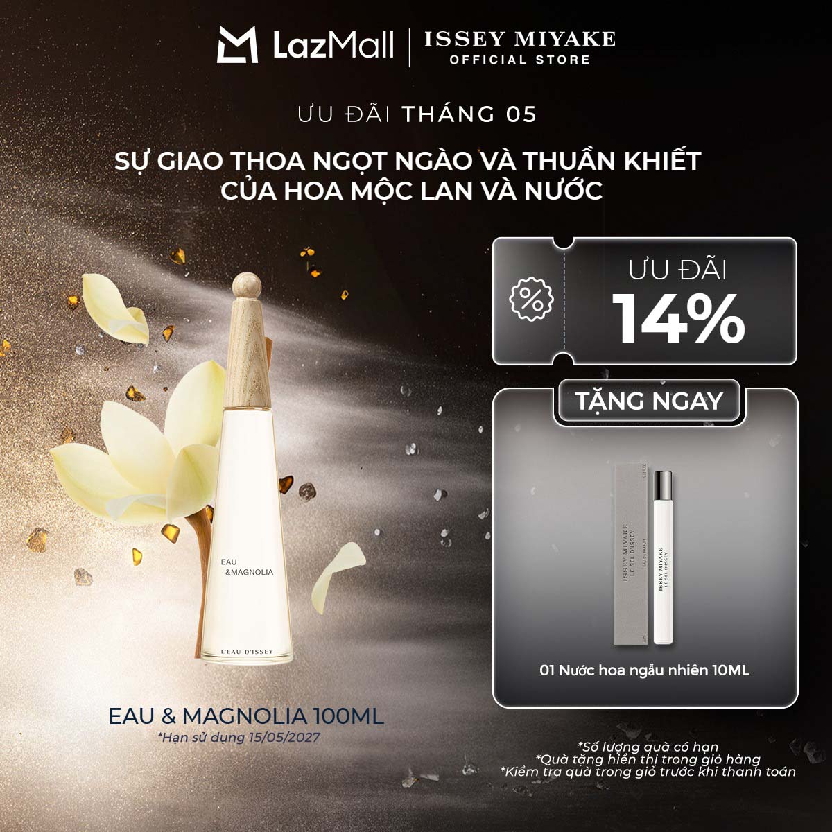 Nước hoa nữ Issey Miyake L'Eau d'Issey Eau  Magnolia Intense 100ml