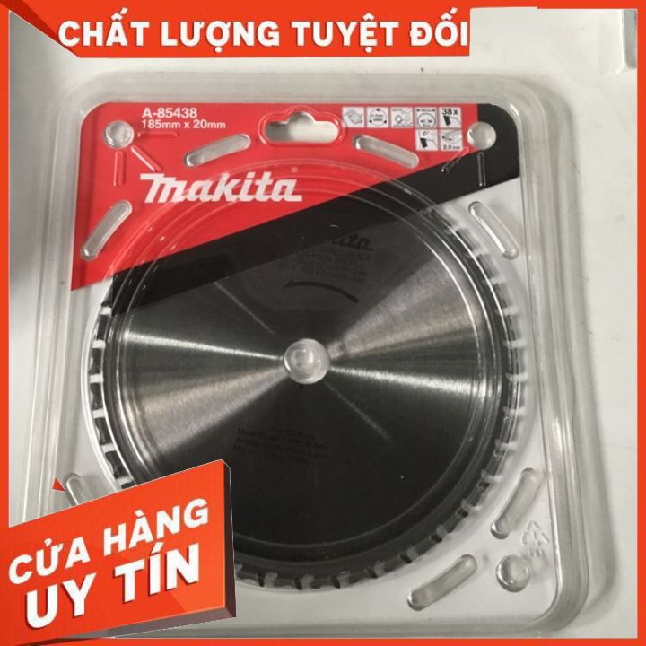 Phụ Kiện Makita - LƯỠI CẮT SẮT HỢP KIM 185x20mmx38T dùng cho máy cắt cầm tay A-85438
