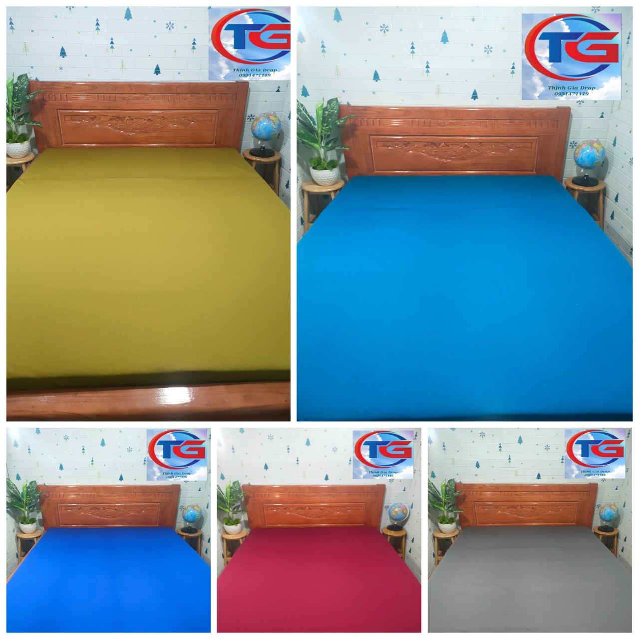 Drap lẻ Thun 1 màu cao cấp