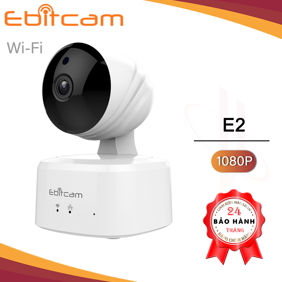 Camera Ip Wifi Ebitcam E2 2.0MP Full HD 1080P - Hàng Chính Hãng