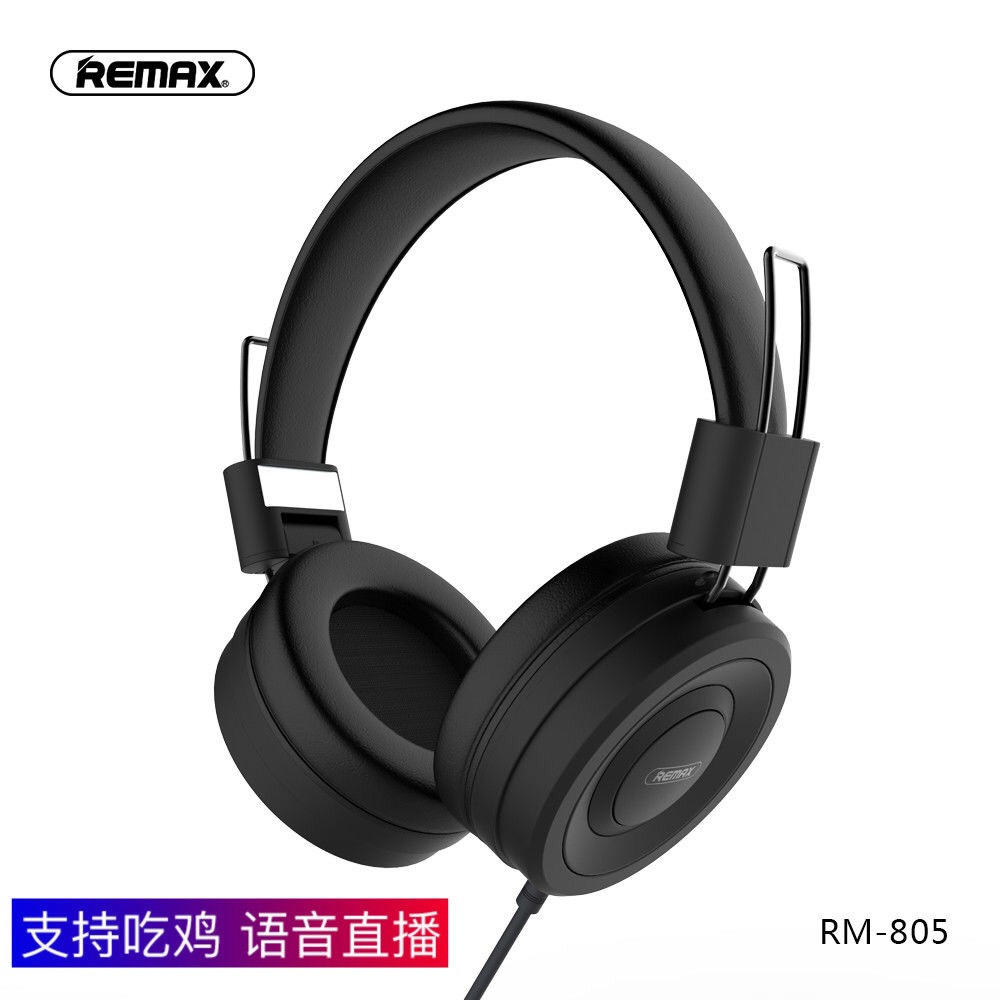 Tai Nghe Chụp Tai Remax RM-805 có mic cho máy tính điện thoại Dành Cho Game Thủ Và Nghe Nhạc Cực Đỉnh