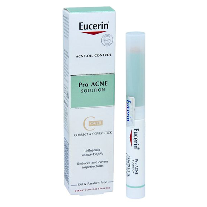 Bút che khuyết điểm Eucerin Pro Acne Correct & Cover Stick 2.5gr