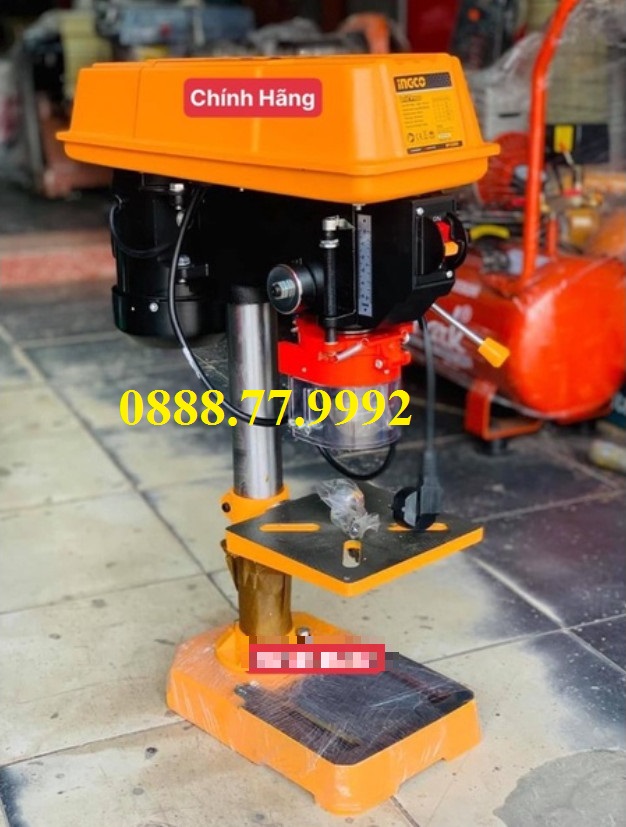 Máy khoan bàn 350w ingco dp133505 khả năng khoan tối đa 13 mm, chiều cao máy 590mm