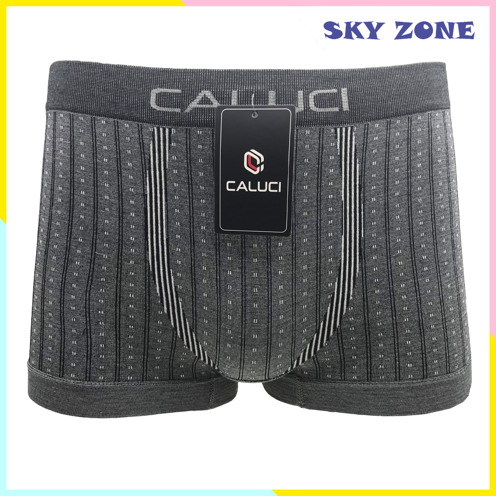 [Hàng Chính Hãng] Quần Lót Nam Cao Cấp Caluci CA02, Chất Liệu Cotton Siêu Mát, Mềm Mịn, An Toàn (Giao Màu Ngẫu Nhiên) - SKY ZONE