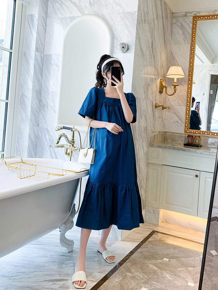 Váy bầu đầm bầu voan xinh a2134