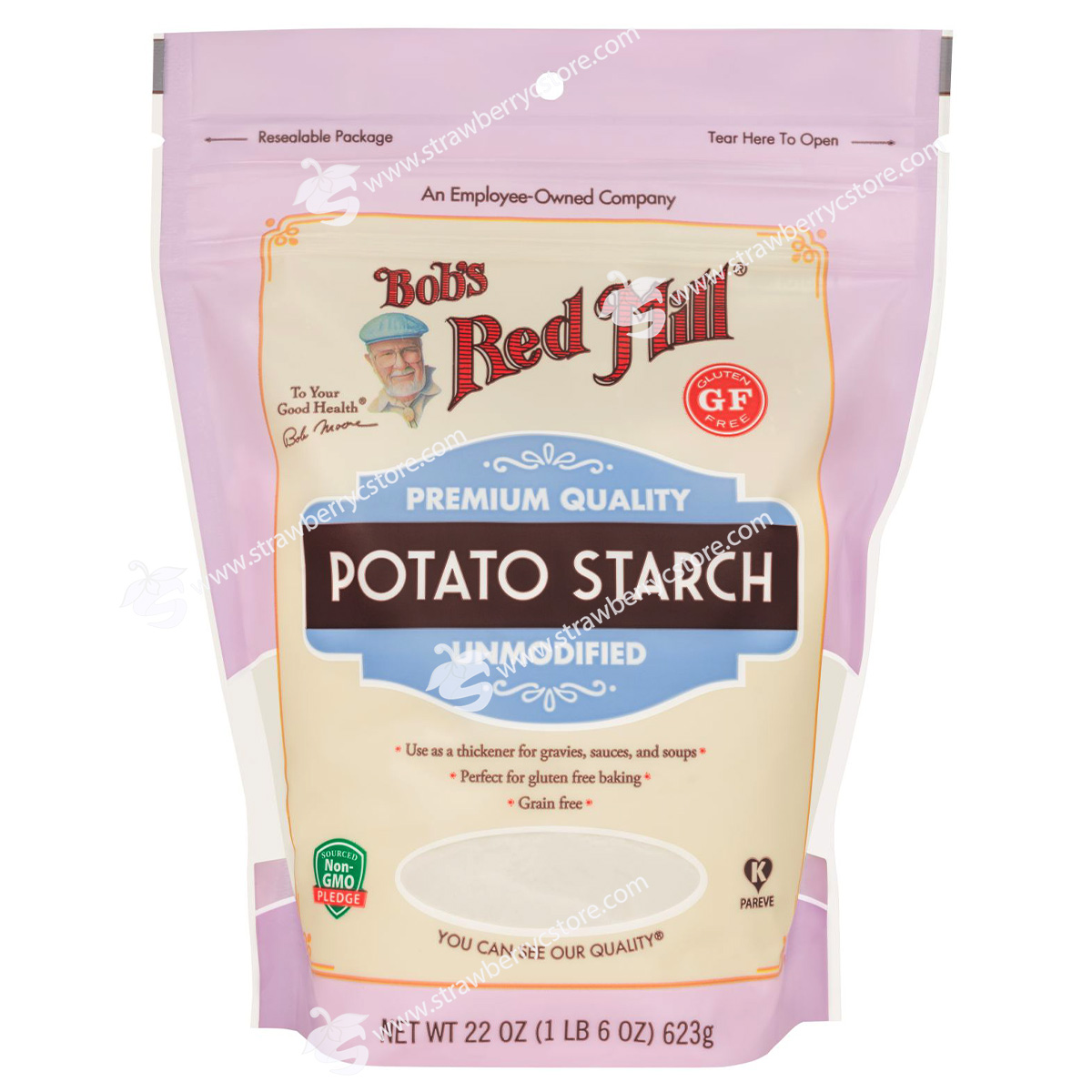 Tinh bột khoai tây không biến đổi gen, gluten free bob's red mill potato starch, gói 623g 22 oz.