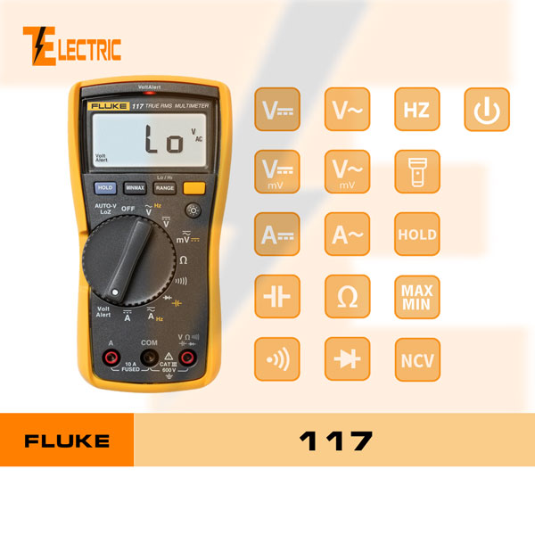 Fluke 117 đồng hồ đo điện đo tần số đo tụ điện fluke 117