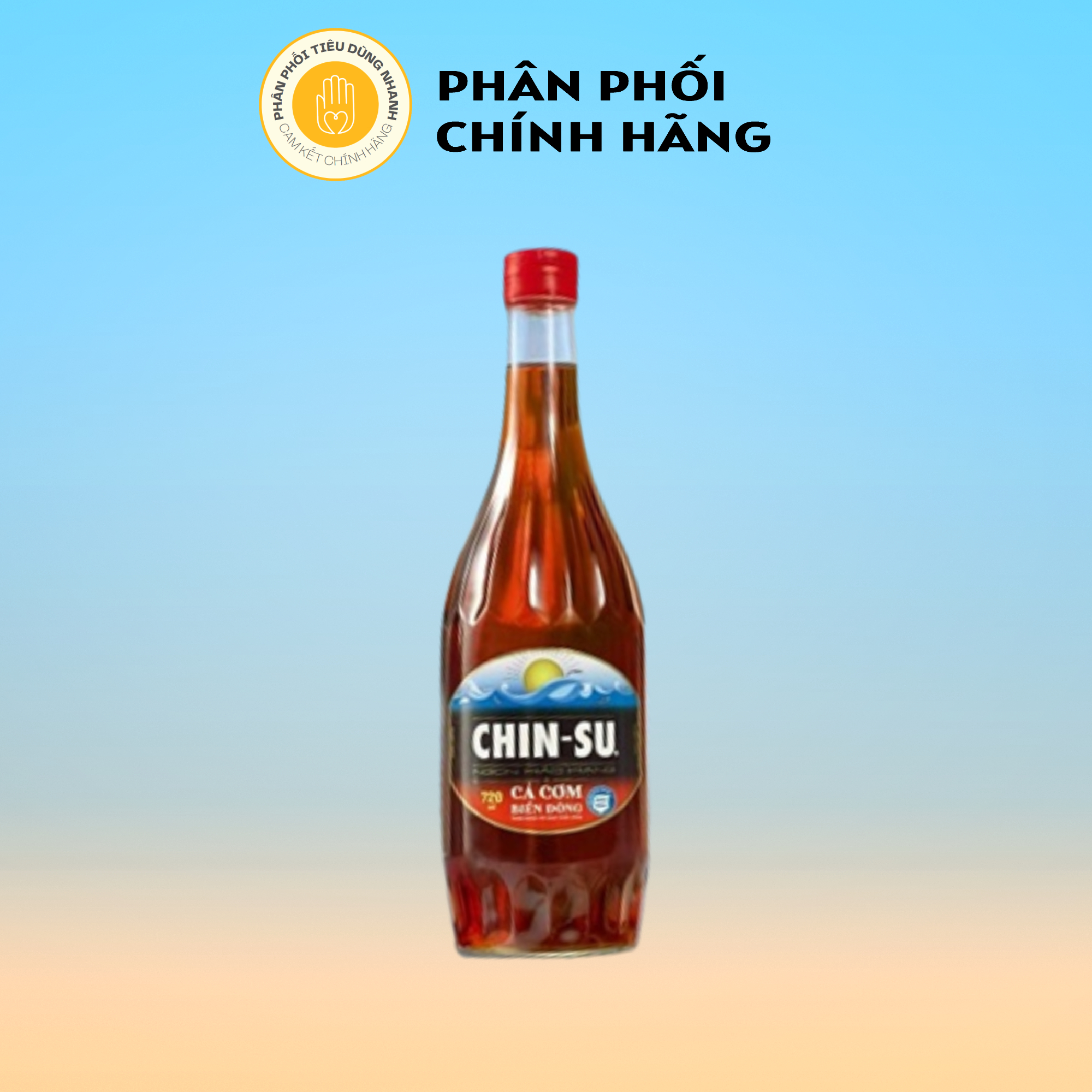 Nước mắm giảm mặn chinsu cá cơm 720ml