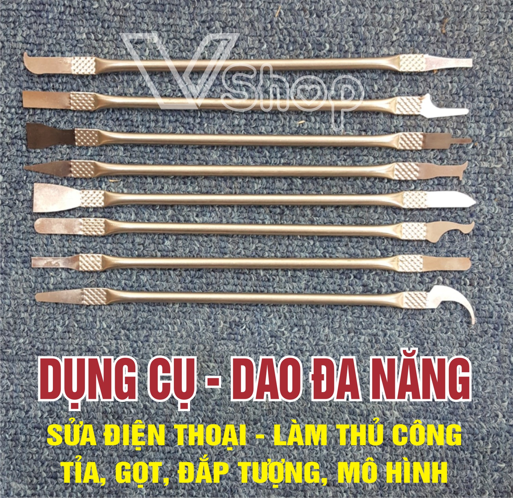Bộ dao kỹ thuật, sửa điện thoại, đắp mô hình, làm thủ công