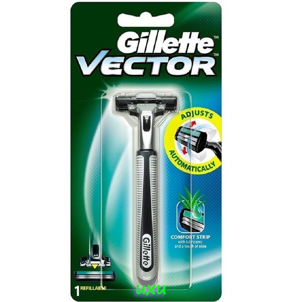Bộ Cần Dao Cạo Râu Kép Gillette Vector