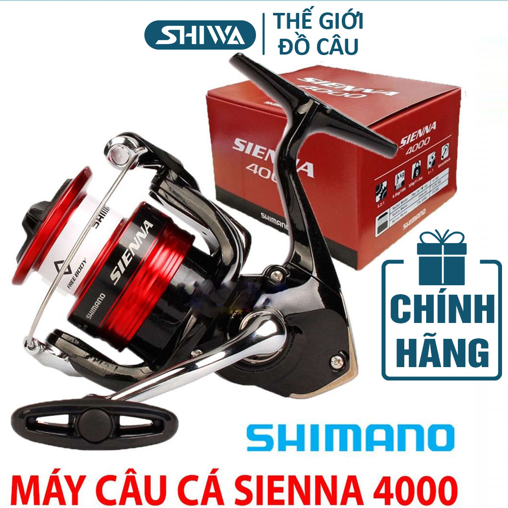 Máy Câu Cá SHIMANO SIENNA 4000 / FX 4000 CHÍNH HÃNG - Máy Cây Kim Loại , Máy Câu Giá Rẻ , Phụ Kiện Đồ Câu Shiwa