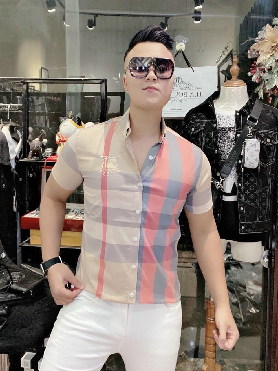 ÁO SƠ MI NGẮN TAY NAM CỰC HOT PHONG CÁCH DÀNH CHO DÂN CHƠI EL TH 0088