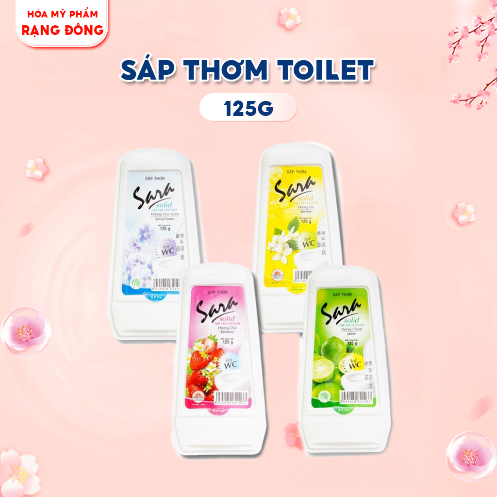 Sáp Thơm Nhà Vệ Sinh Khử Mùi Sara 125g Sáp Thơm Toilet Dùng Để Làm Thơm Phòng, Xe Ô Tô, Tủ Quần Áo,...