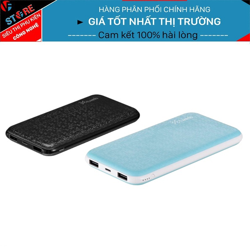 Pin sạc dự phòng Tuxedo S500 5000 mAh Vân Mosaic cao cấp, Lõi pin Li-Polymer, 2 cổng sạc nhanh Max 2.1A