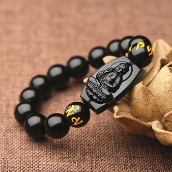 Vòng tay phật phù hộ theo tuổi - vòng tay phật đá đen phật may mắn ★ Tuổi tuất  Hợi: Phật A Di Đà