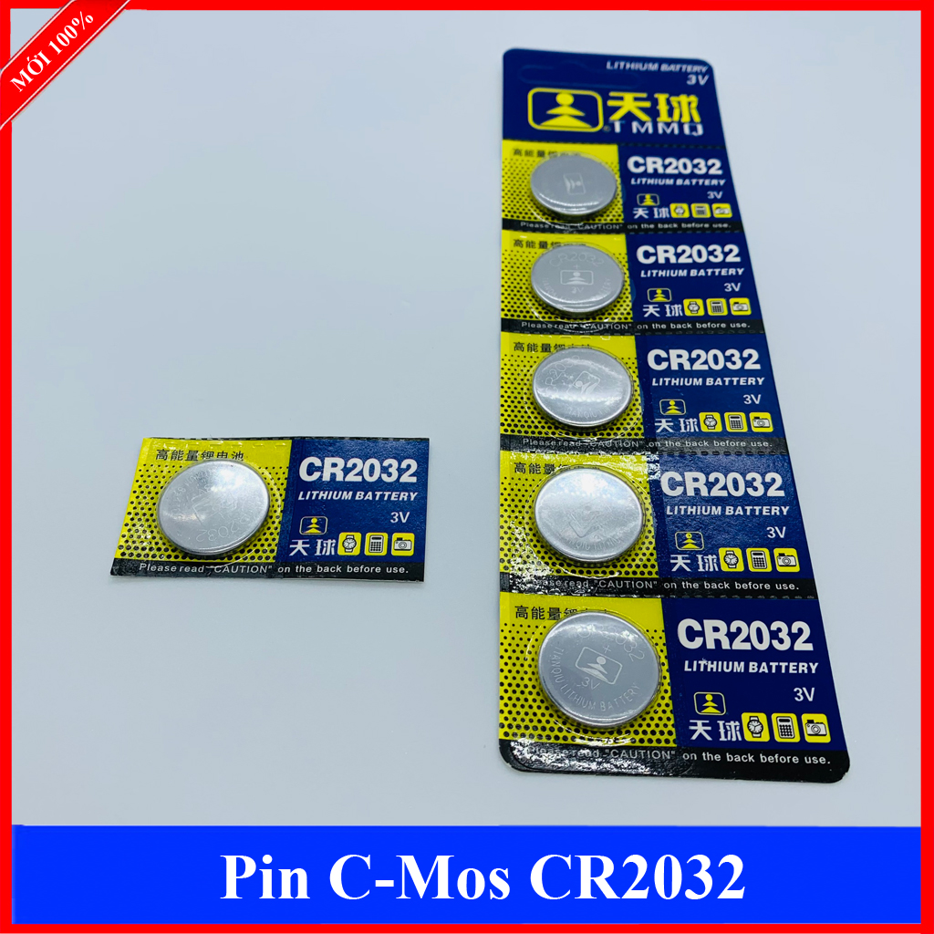 Pin cmos cr2032 dùng cho máy tính để bàn - pc, laptop