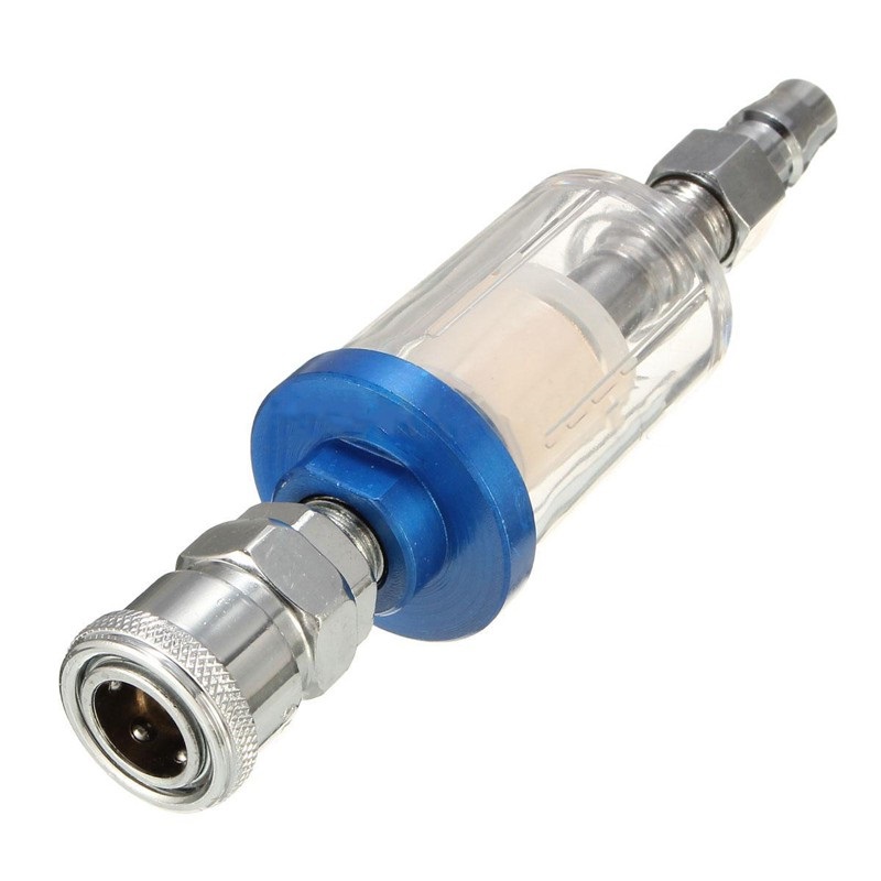 Lọc Dầu Tách Nước Mini Cho Súng Phun Sơn Khí Nén ( Không Có Đồng Hồ Chỉnh Áp )