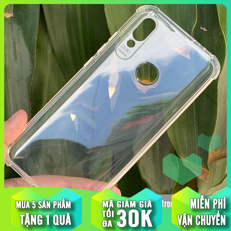Ốp lưng cho Xiaomi Redmi 7 trong suốt chống sốc 6D
