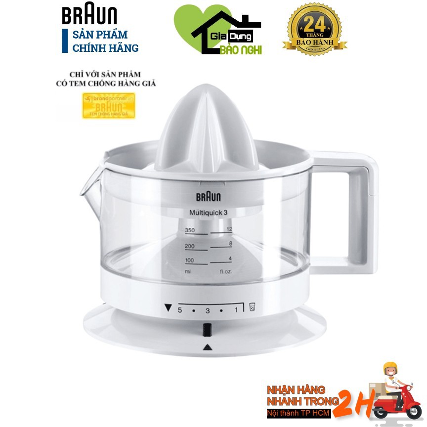 Máy vắt cam Braun CJ3000 - Hàng nhập khẩu chính hãng