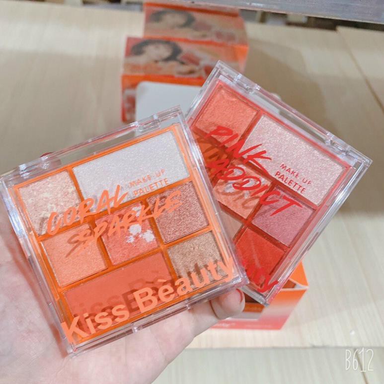 Bảng phấn mắt má 7 ô bắt sáng của kissbeauty