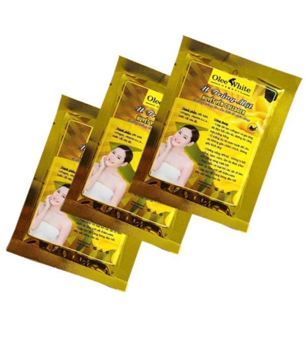 Combo 10 gói Ủ trắng mặt tinh chất huyết yến collagen