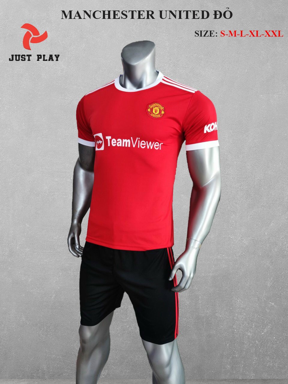 Bộ quần áo bóng đá MU đỏ sân nhà update mới nhất 2022