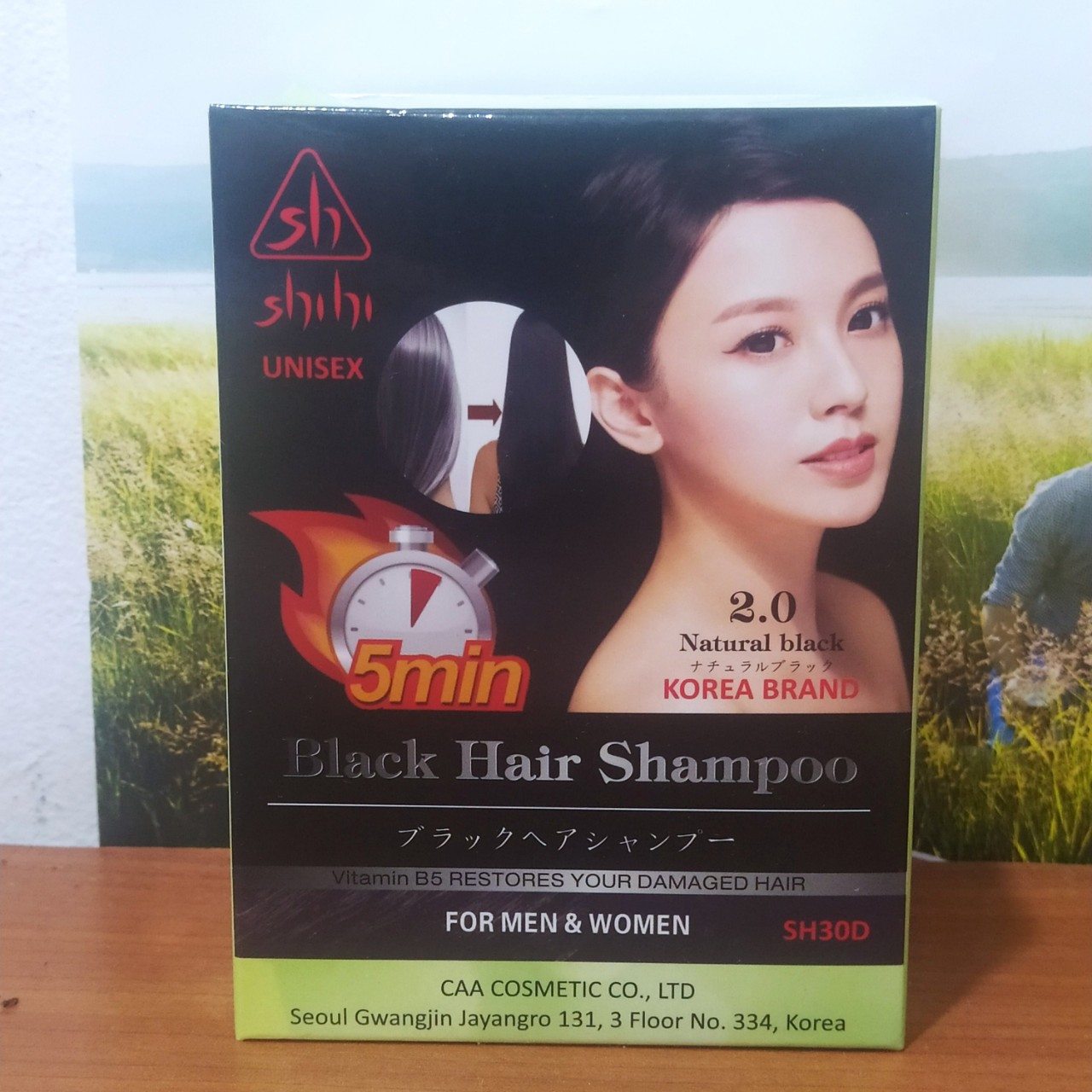 Dầu gội phủ bạc shihi - nhuộm tóc đen