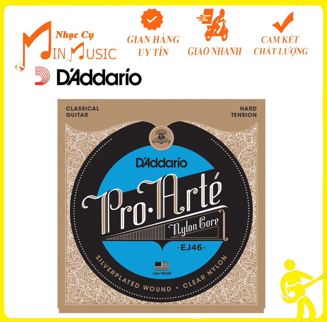 Dây đàn guitar classic d'addario ej46