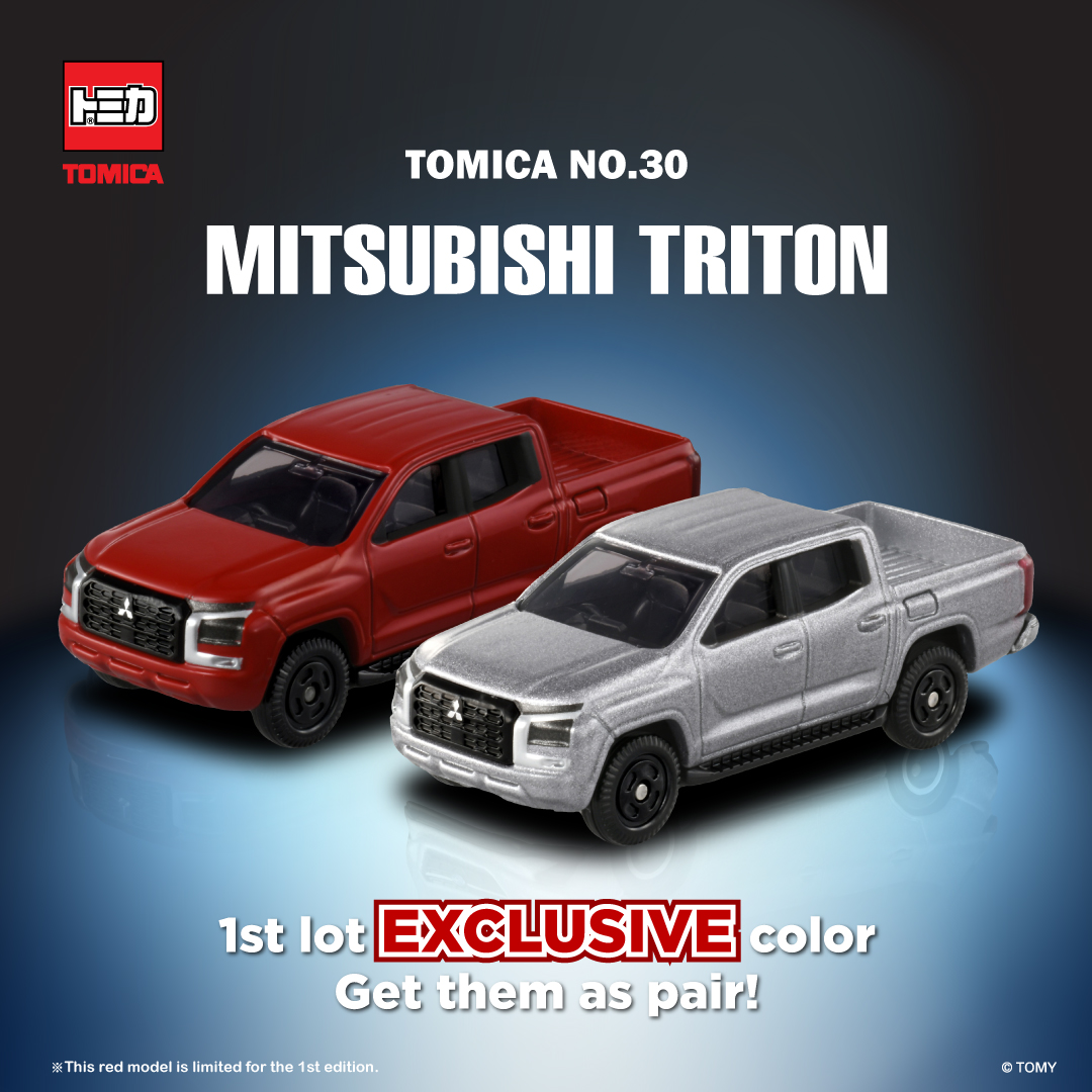 Mô hình Xe Bán tải TOMICA No.30-11 MITSUBISHI TRITON Fullbox Chính hãng TakaraTomy