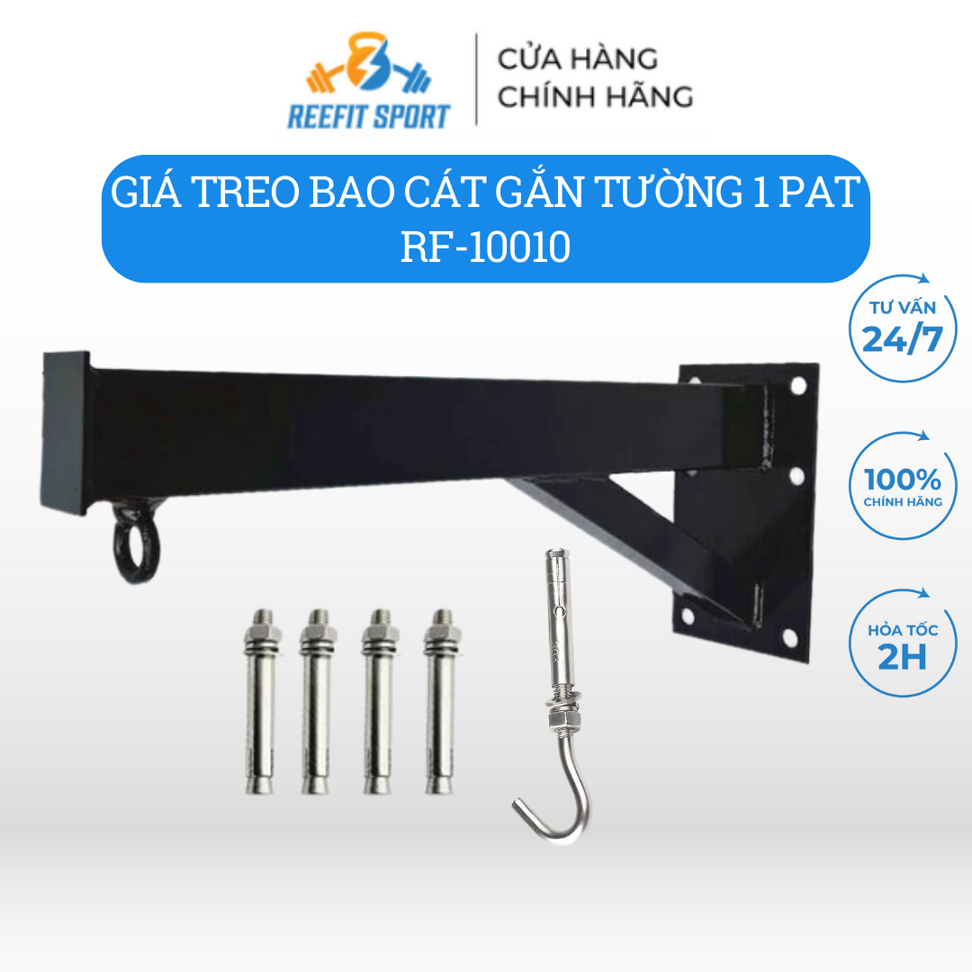 Giá treo bao cát gắn tường 1 pat treo Reefit RF-10010
