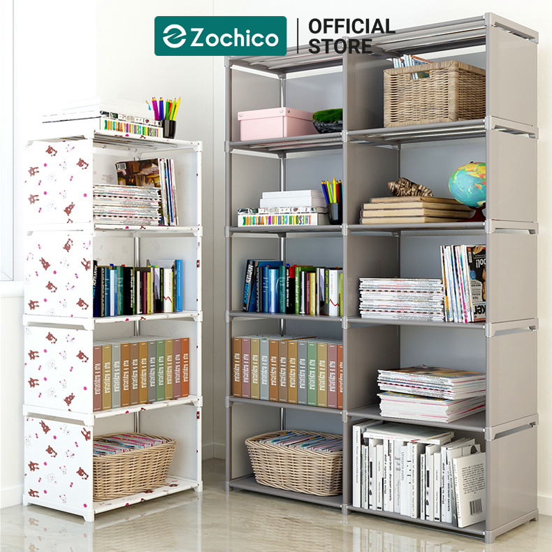 Kệ để đồ nhiều ngăn, kệ đựng sách, tủ đựng quần áo đa năng Zochico