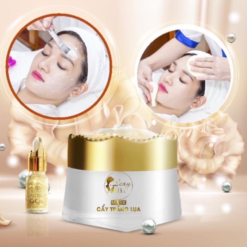 Cấy trắng lụa nano collagen