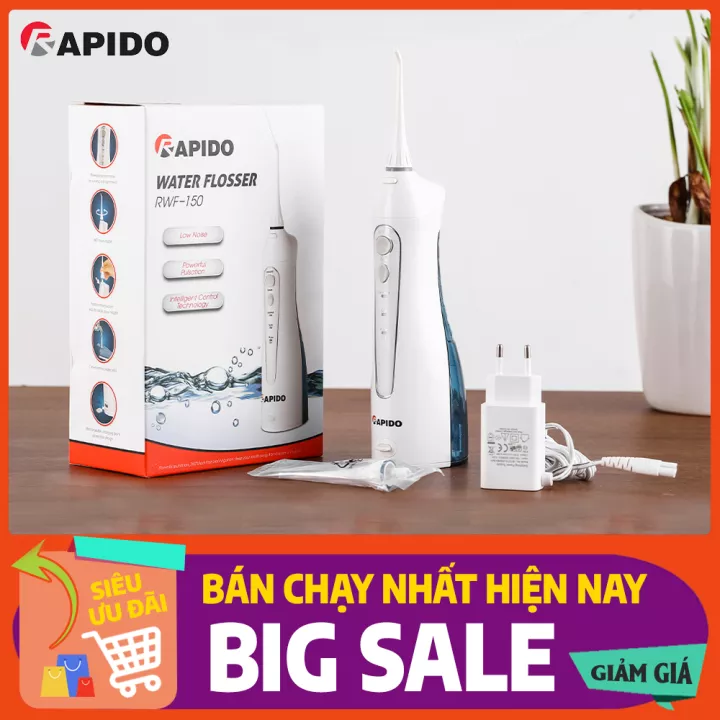 Máy tăm nước gia đình cao cấp WaterPush 1912 bình siêu lớn, áp lực nước tiêu chuẩn 1 đổi 1 trong 15 ngày Bảo hàng 12 tháng