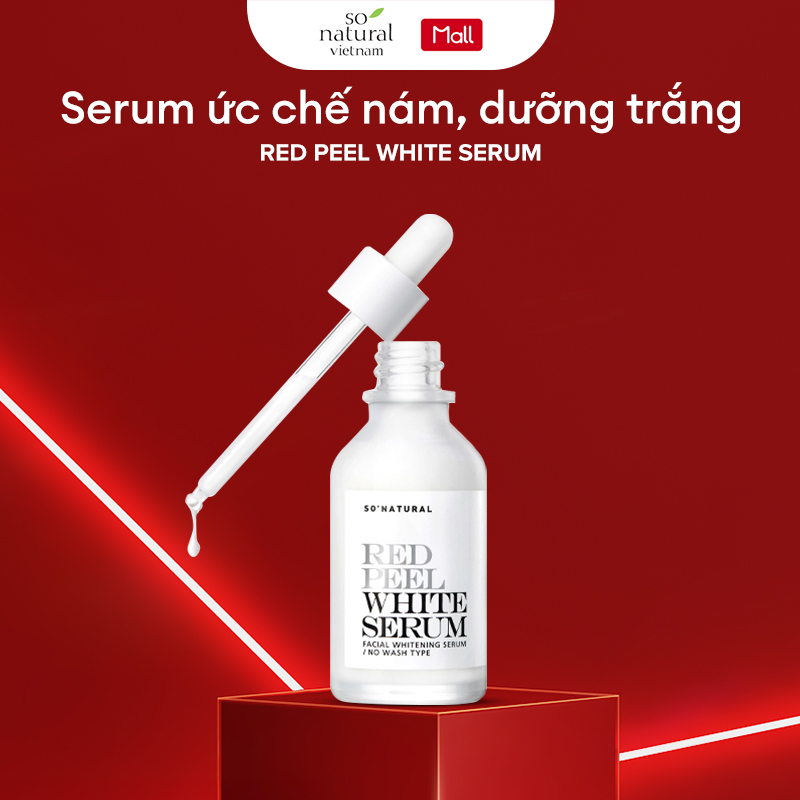 Serum ức chế nám, dưỡng trắng từ sâu bên trong Red Peel White 35ml TXA 0,5%, Niacinamide 5%