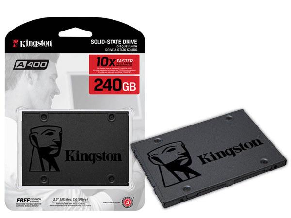 Ổ CỨNG GẮN TRONG SSD 240GB KINGSTON A400, SATA III FULL BOX, BẢO HÀNH 36 THÁNG