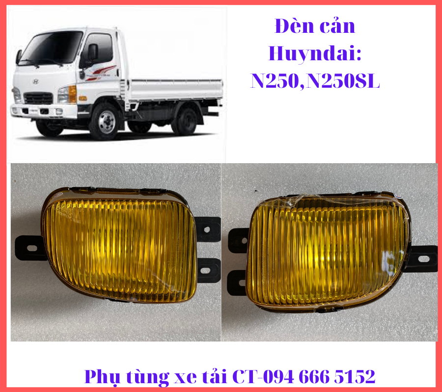 Đèn cản, đèn gầm xe hyundai n250, n250sl, mighty 2
