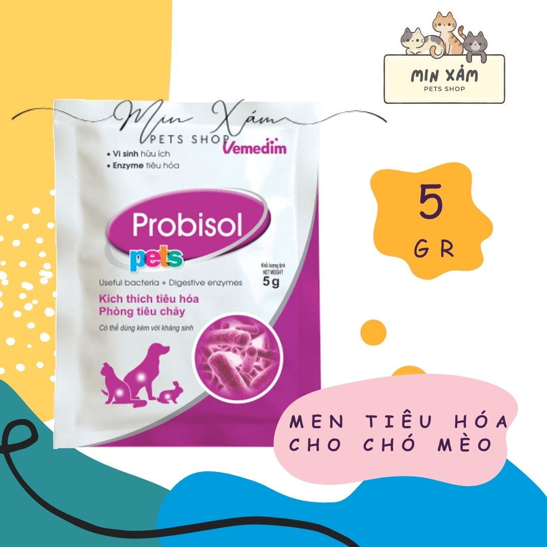 Men tiêu hóa cho chó mèo Probisol Pets - Gói 5g