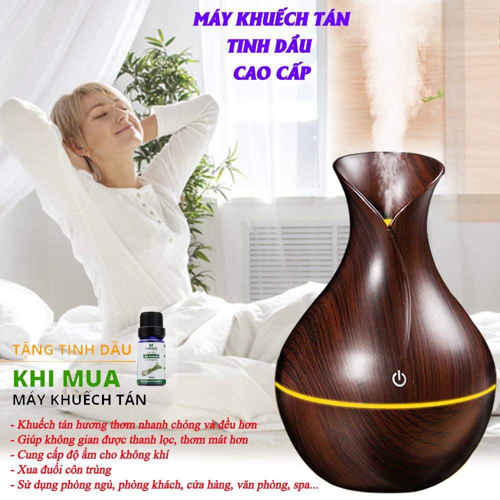 Máy Khuếch Tán Tinh Dầu Siêu Âm, Có Nên Sử Dụng Máy Khuếch Tán Tinh Dầu, Máy Phát Tinh Dầu. Máy Khuếch Tán Tinh Dầu Công Nghệ Ion Âm Tiết Kiệm Điện và Tinh Dầu, Bền-Đẹp-Rẻ [Phiên Bản Quốc Tế Cao Cấp]. TẶNG 01 Lọ Tinh Dầu + Lõi Bông.