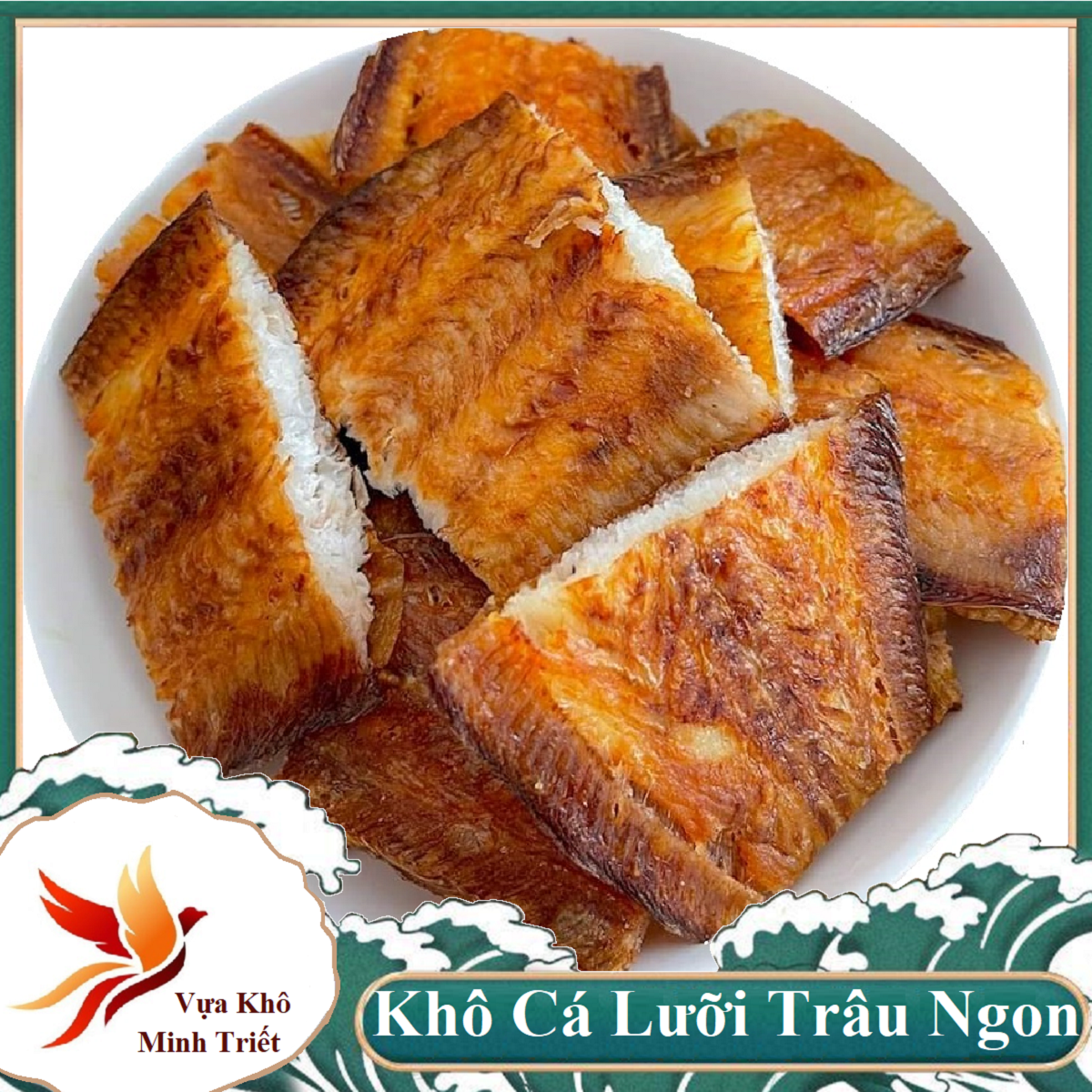 Khô cá lưỡi trâu biển-phơi khô đủ 3-4 nắng gắt, không hôi tanh- vựa khô minh triết